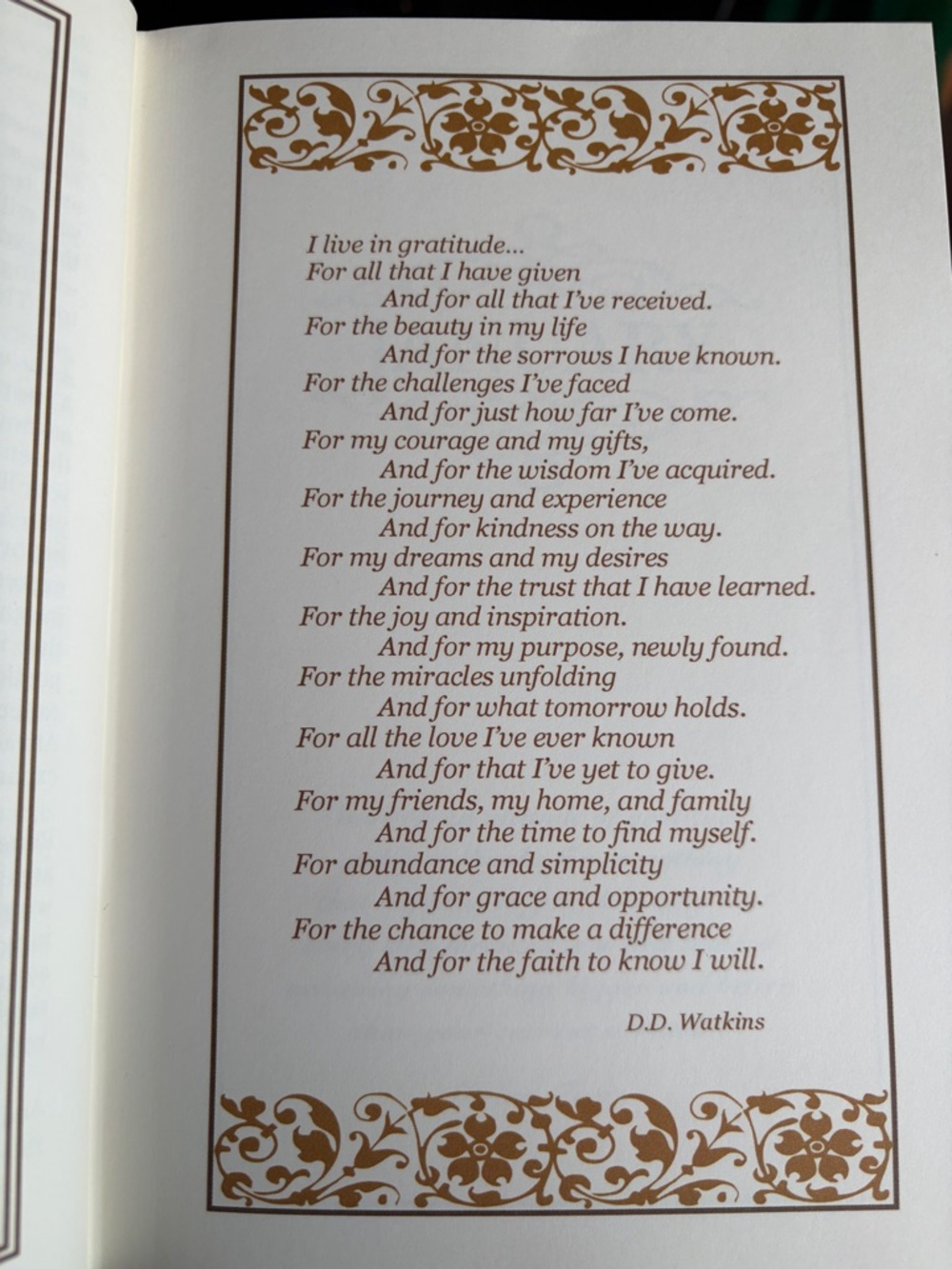 Gratitude: A Daily Journal by - Jack Canfield and D.D. Watkins Hardcover Book - Picture 5 of 6